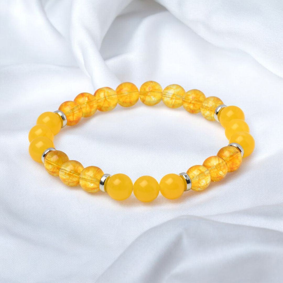 Citrine & Yellow Agate 'Optimistic Glow' Bracelet