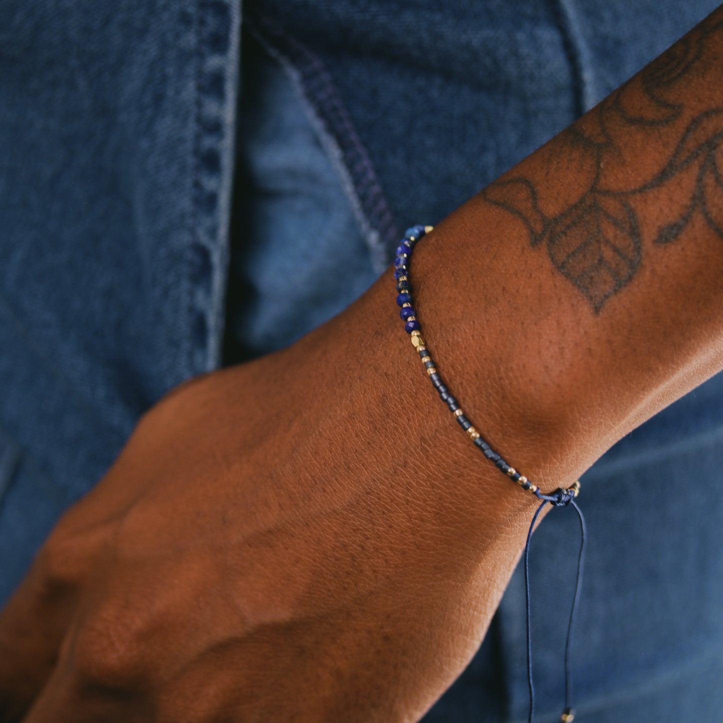 Lapis Lazuli & Labradorite 'Purpose' Bracelet