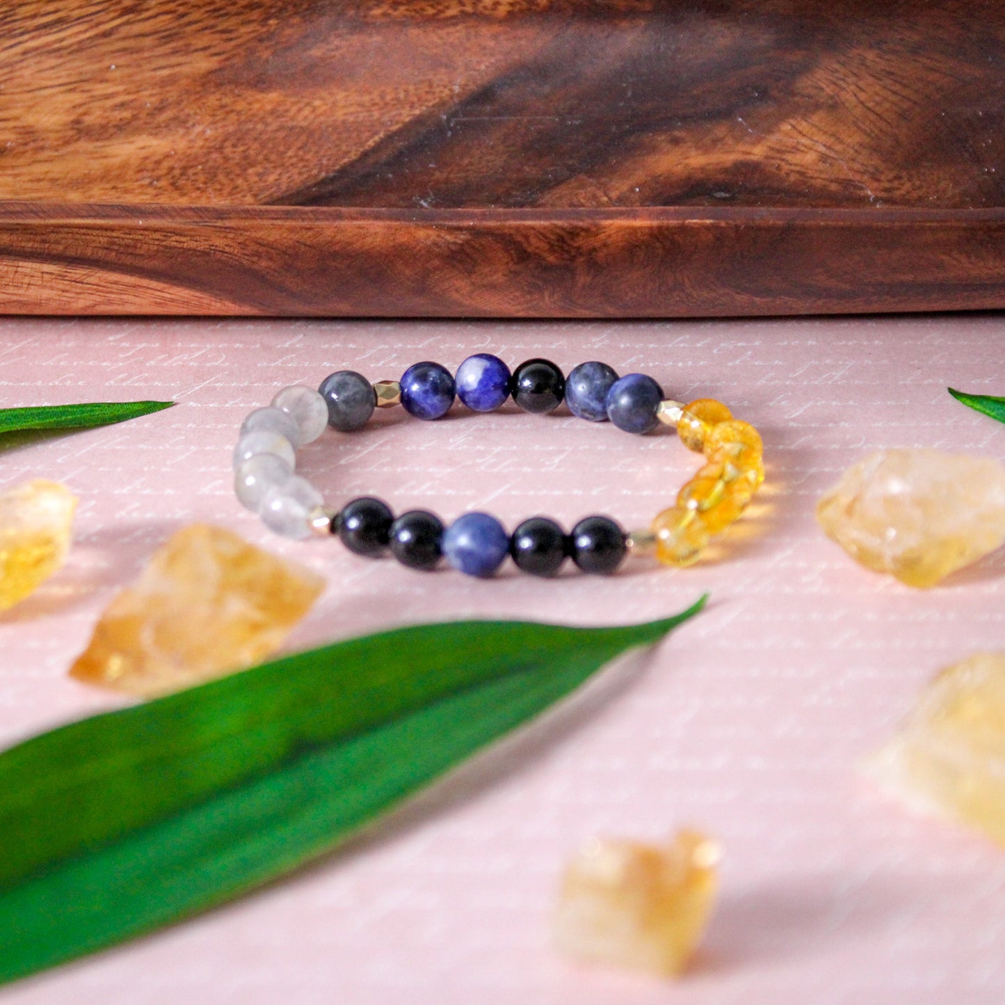 Citrine & Sodalite 'Bountiful' Bracelet
