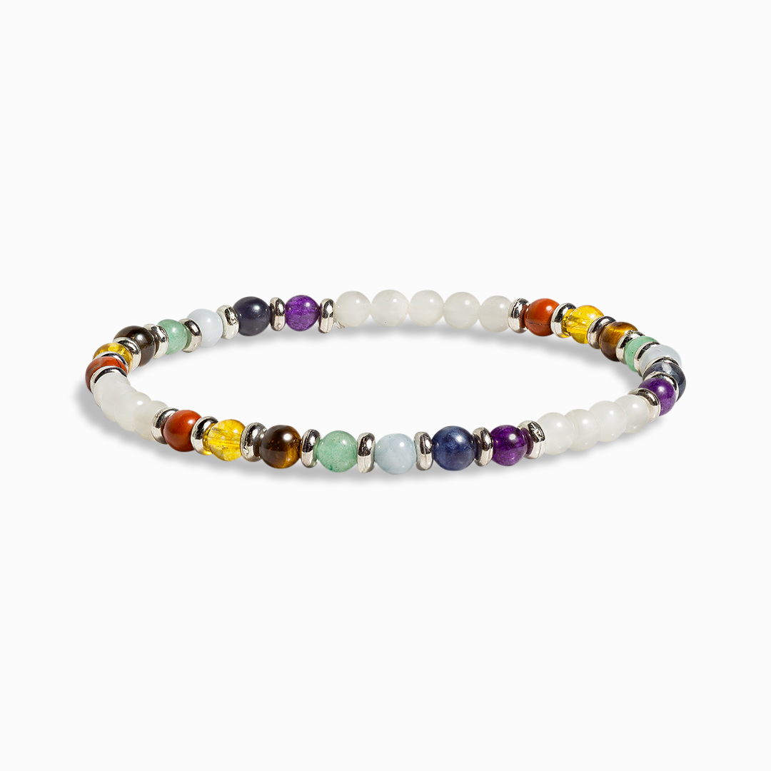 Moonstone Chakra Mini Gemstone Bracelet II