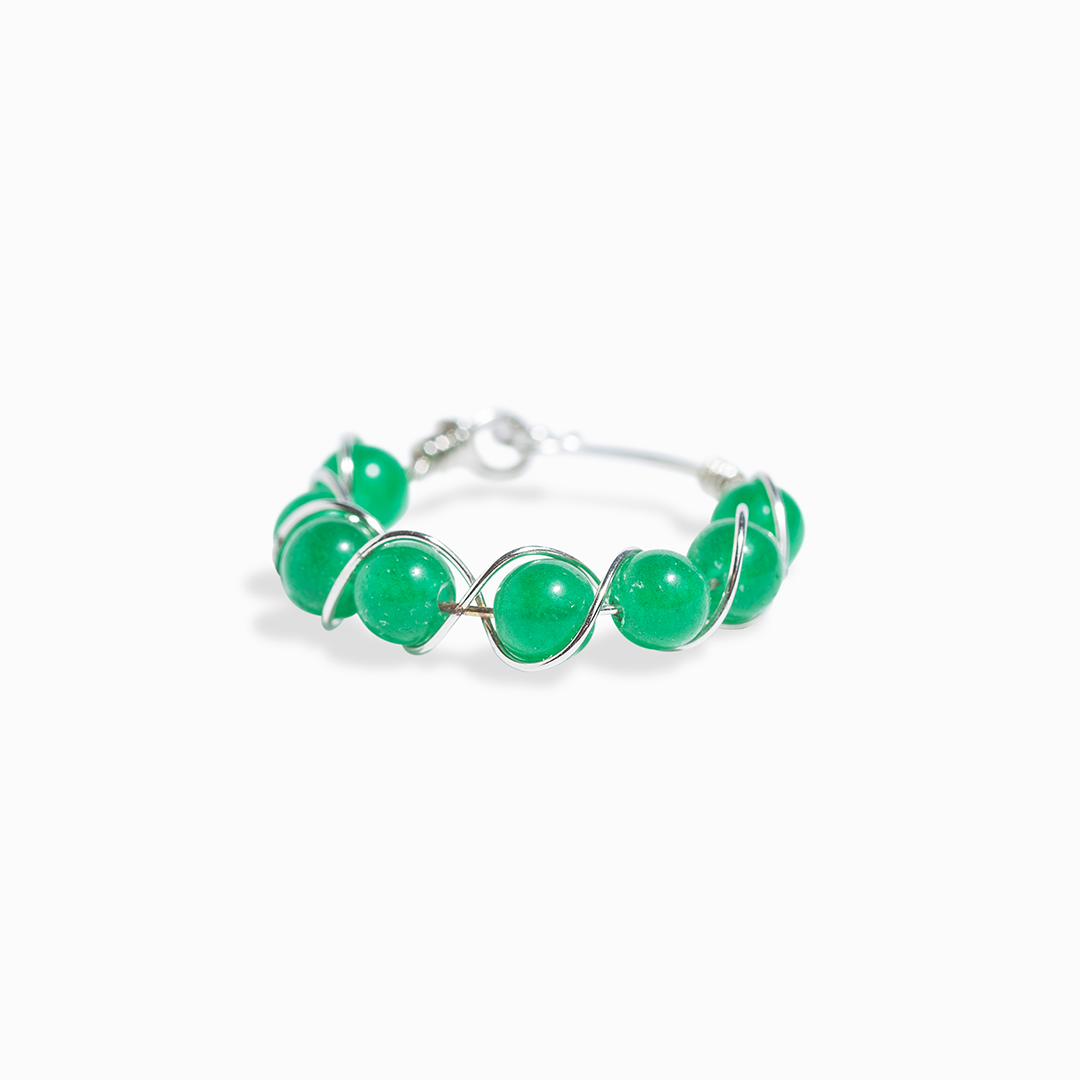 Jade Mini Beaded Ring