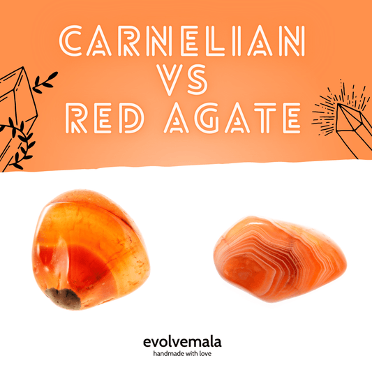 carnelian vs red agate