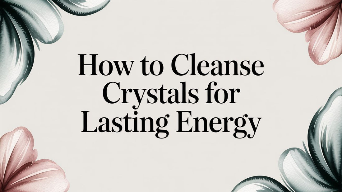 How to Cleanse Crystals for Lasting Energy
