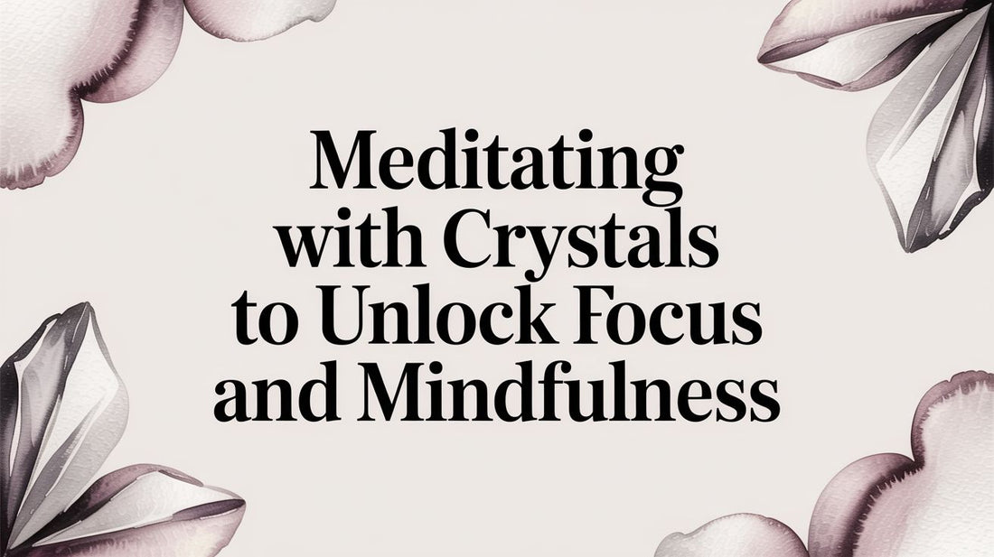 Meditating With Crystals to Unlock Focus and Mindfulness