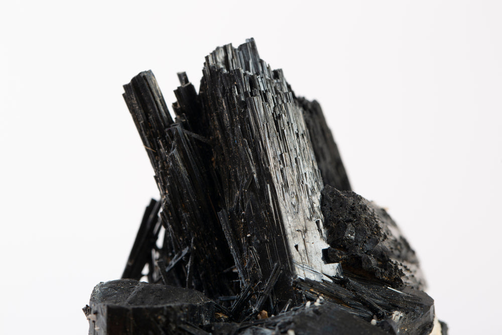 black tourmaline raw crystal