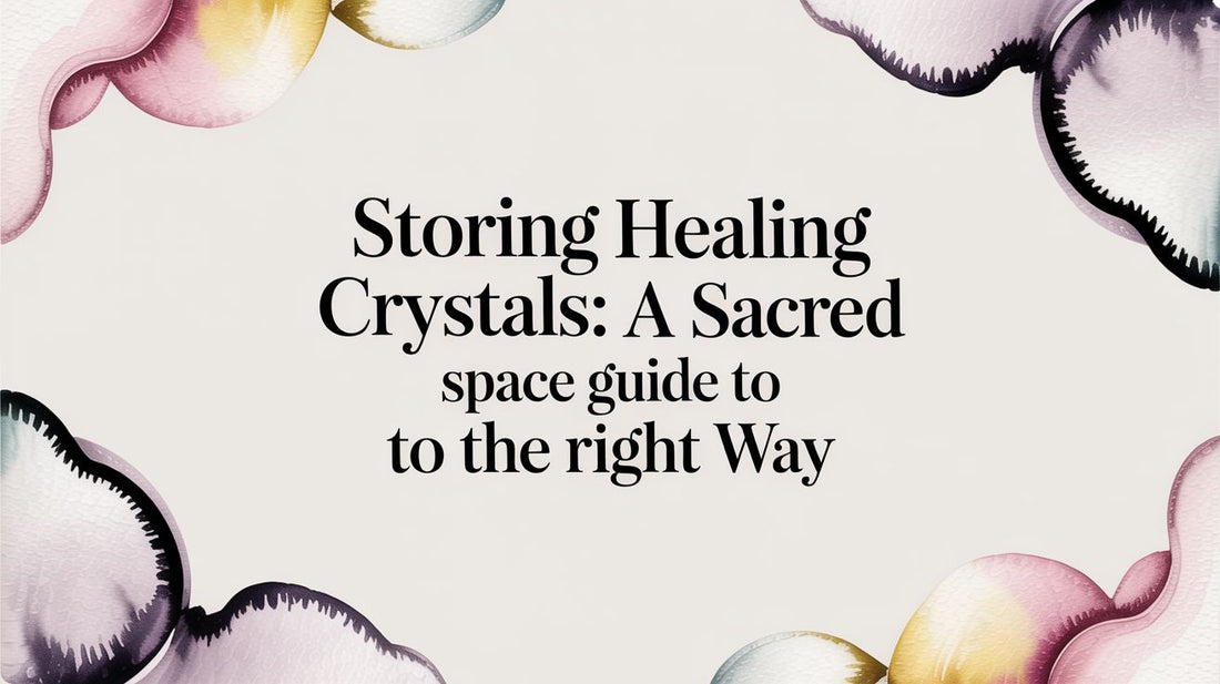 Storing Healing Crystals: A Sacred Space Guide to The Right Way