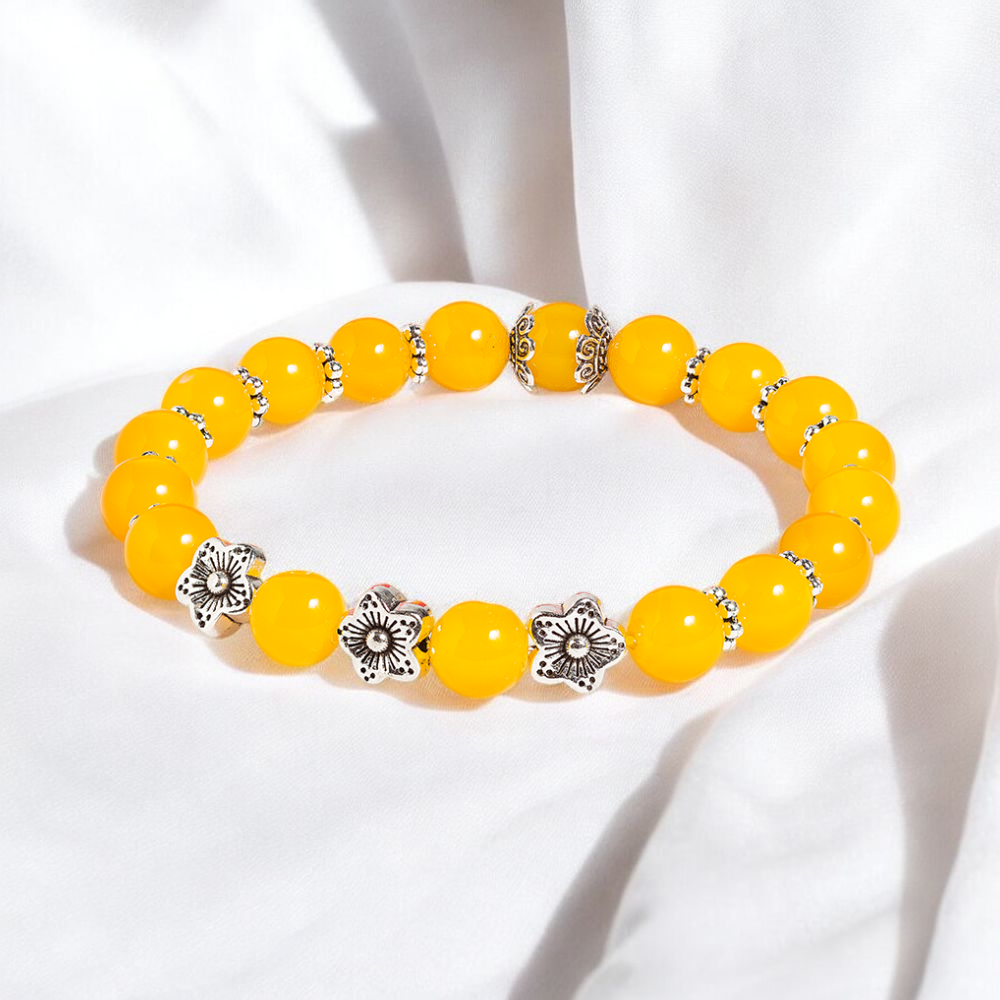 Yellow Agate 'Sunshine' Bracelet