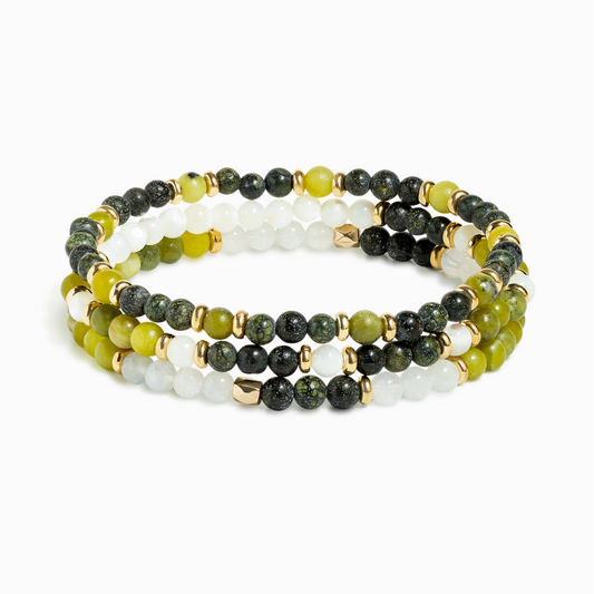 'Zen Garden' Bracelet Stack