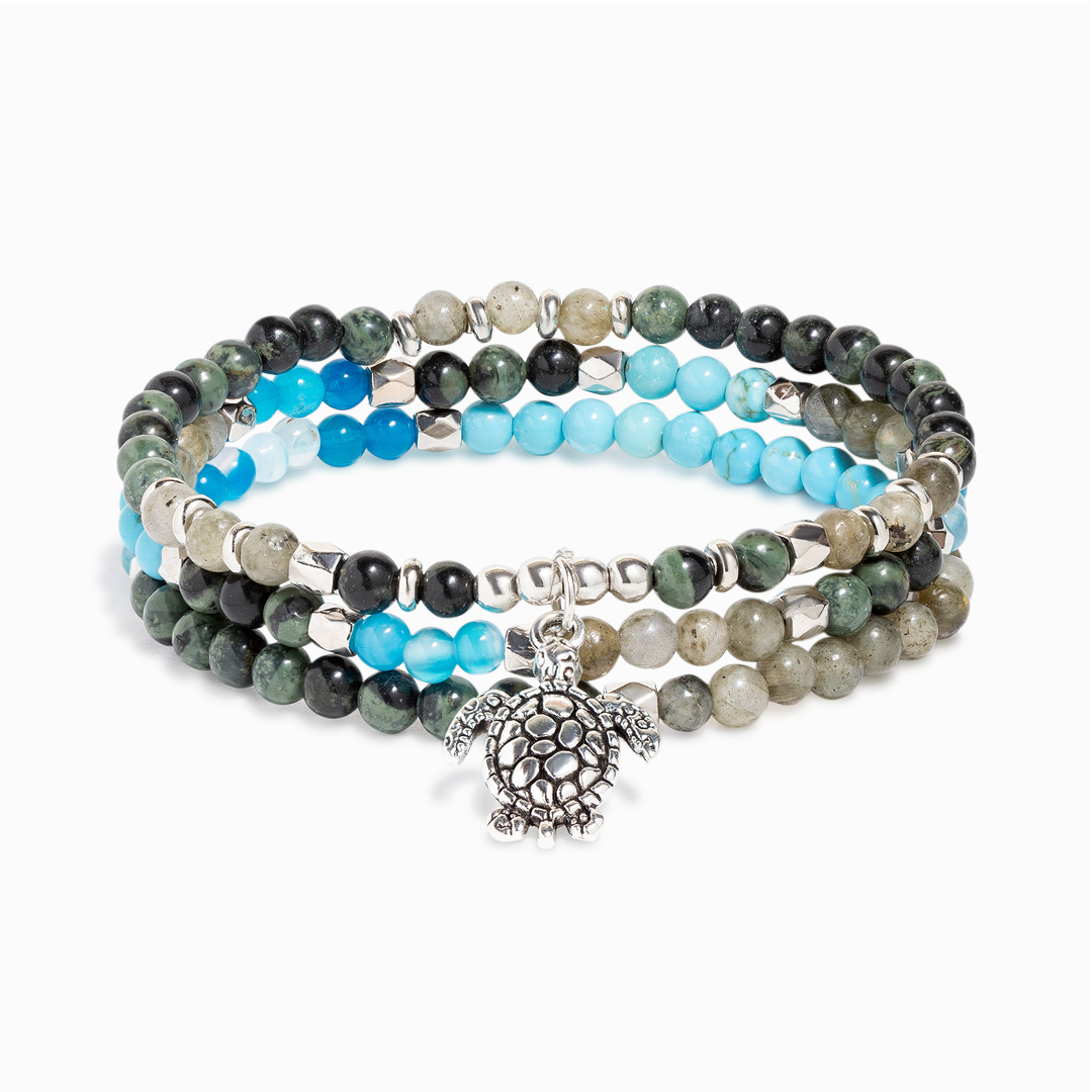 'Mystic Waters' Mini Gemstone Stack