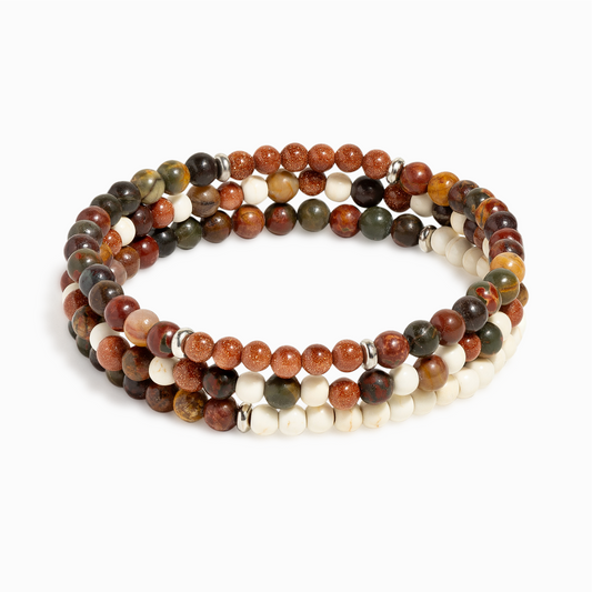 'Vitality & Balance' Mini Gemstone Stack