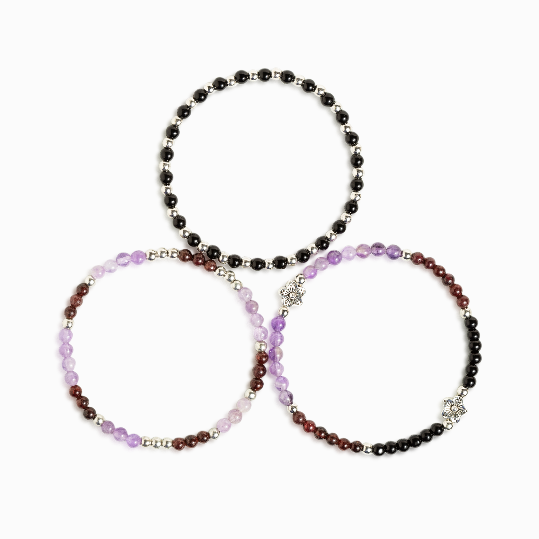 'Inner Strength' Mini Gemstone Stack