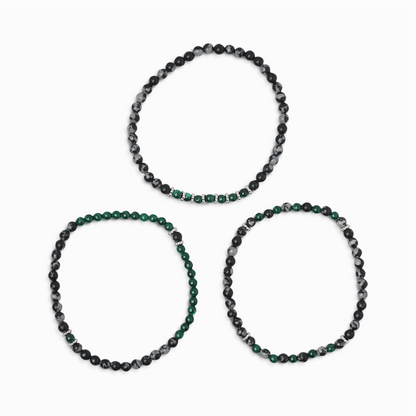 'Grounded Clarity' Mini Gemstone Stack