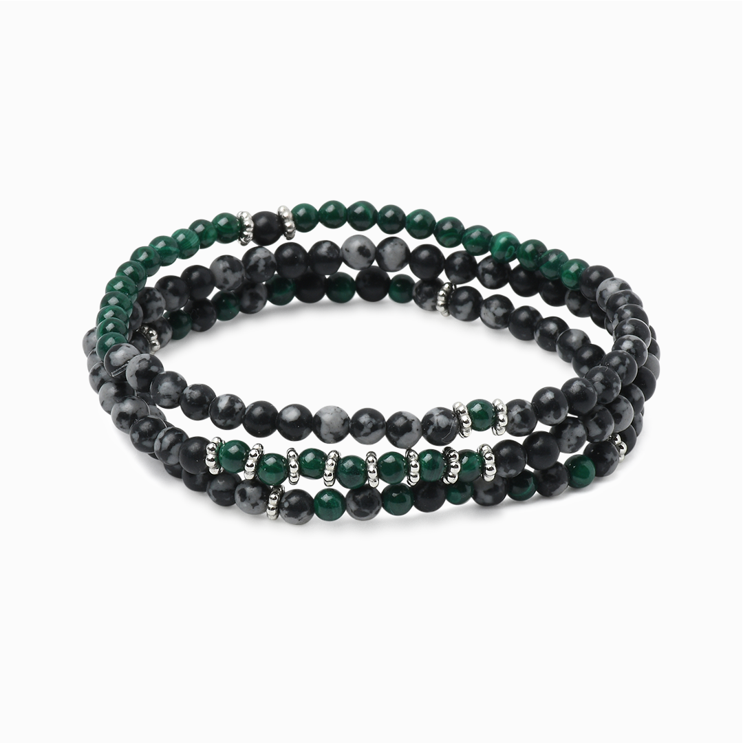 'Grounded Clarity' Mini Gemstone Stack