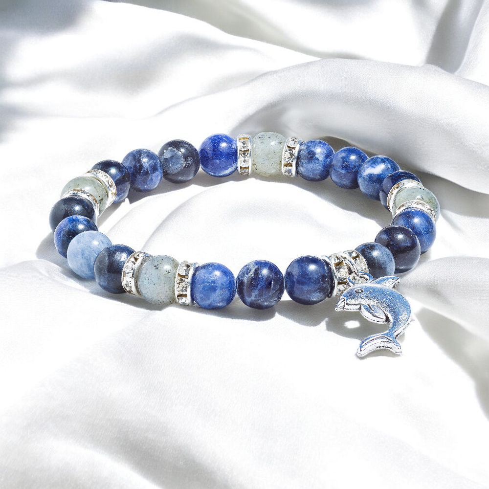 Sodalite & Labradorite 'Stillness' Bracelet