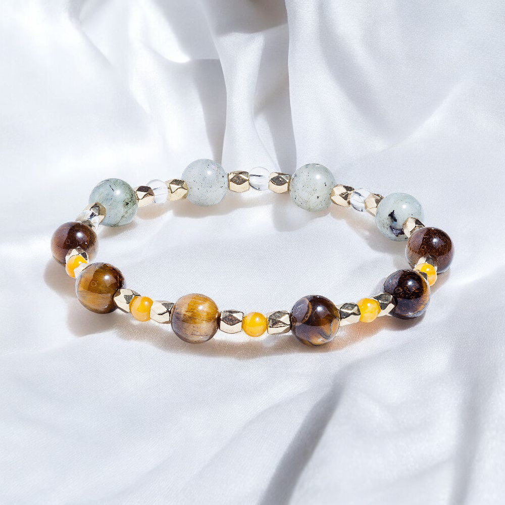 Labradorite & Tiger's Eye 'Destiny' Bracelet