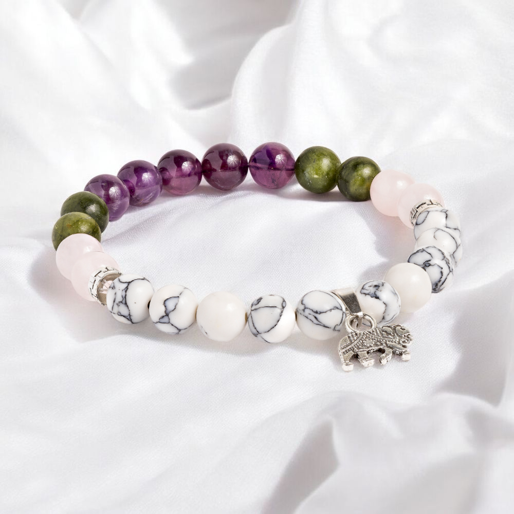 Amethyst & Jade 'Rebirth' Bracelet