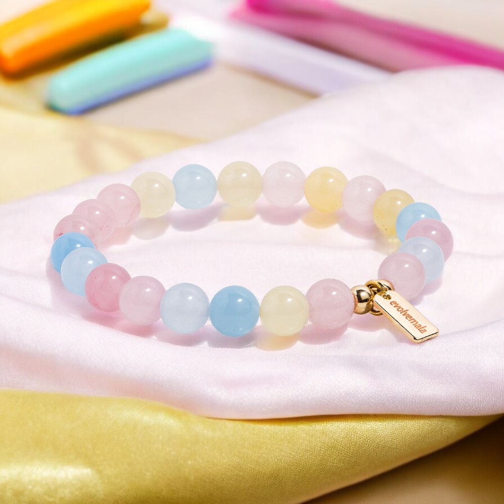 Rainbow Morganite 'Joy' Bracelet