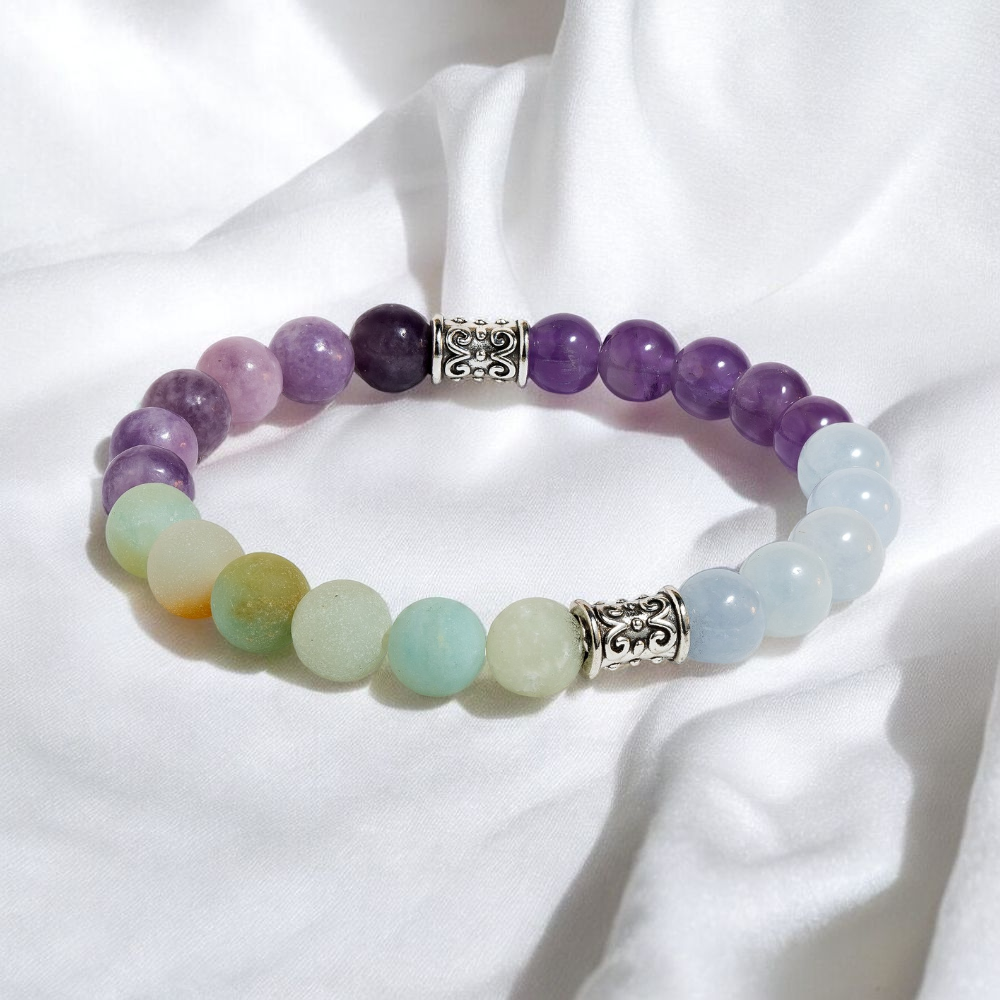 Lepidolite & Amazonite 'Insight' Bracelet