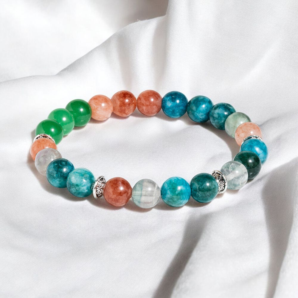 Apatite & Green Aventurine 'Happiness' Bracelet