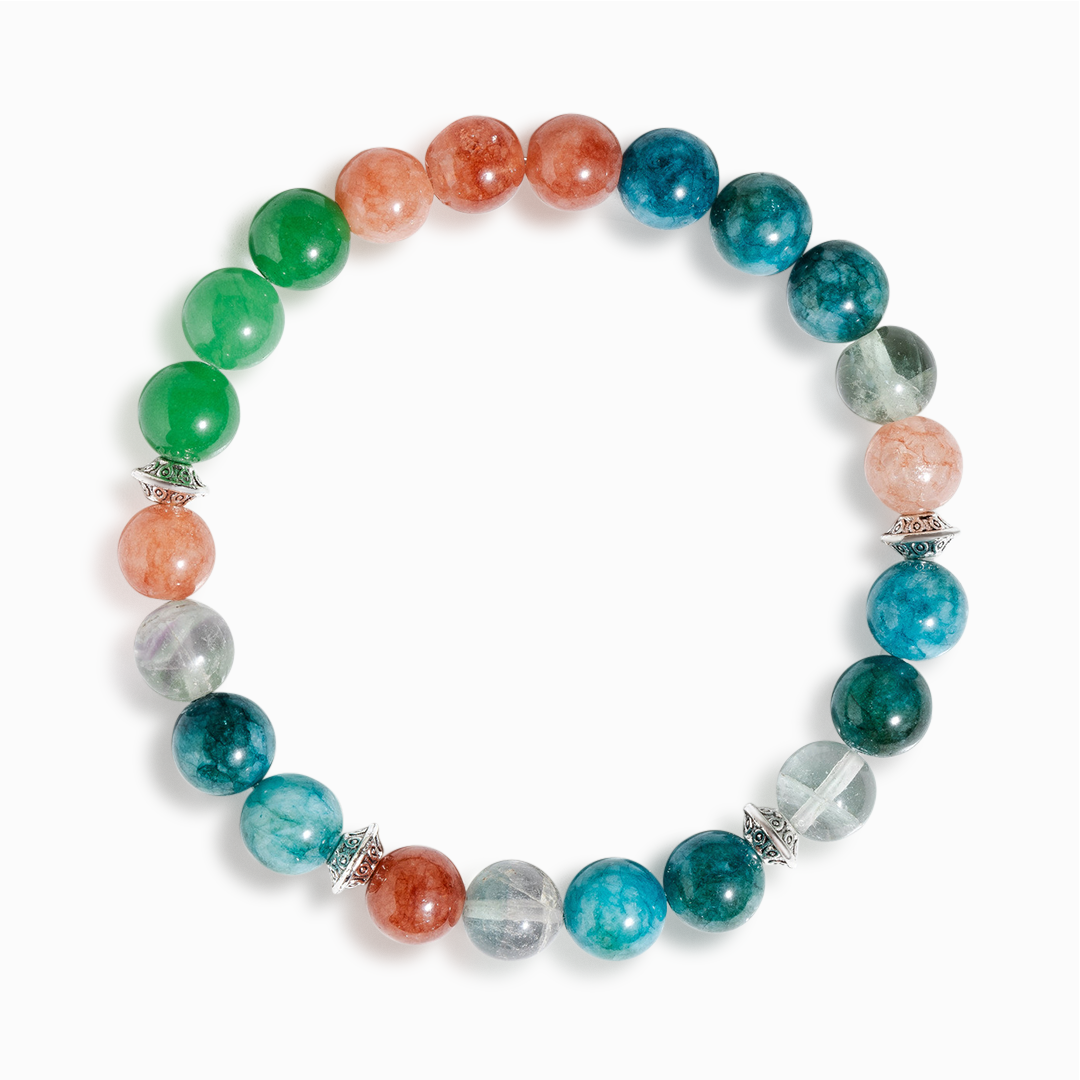 Apatite & Green Aventurine 'Happiness' Bracelet