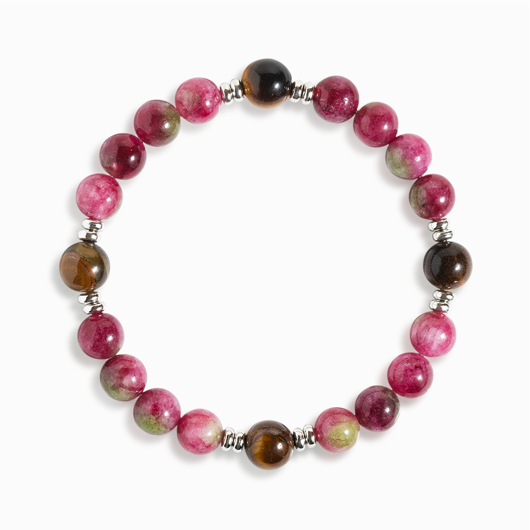 Watermelon Tourmaline 'Strength & Splendor' Bracelet