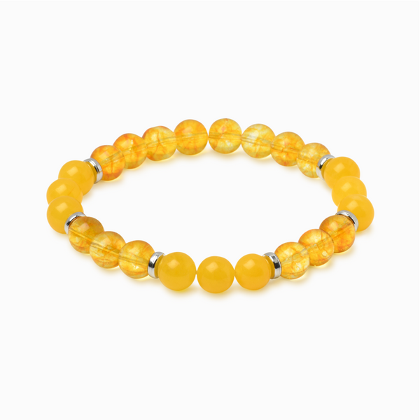 Citrine & Yellow Agate 'Optimistic Glow' Bracelet