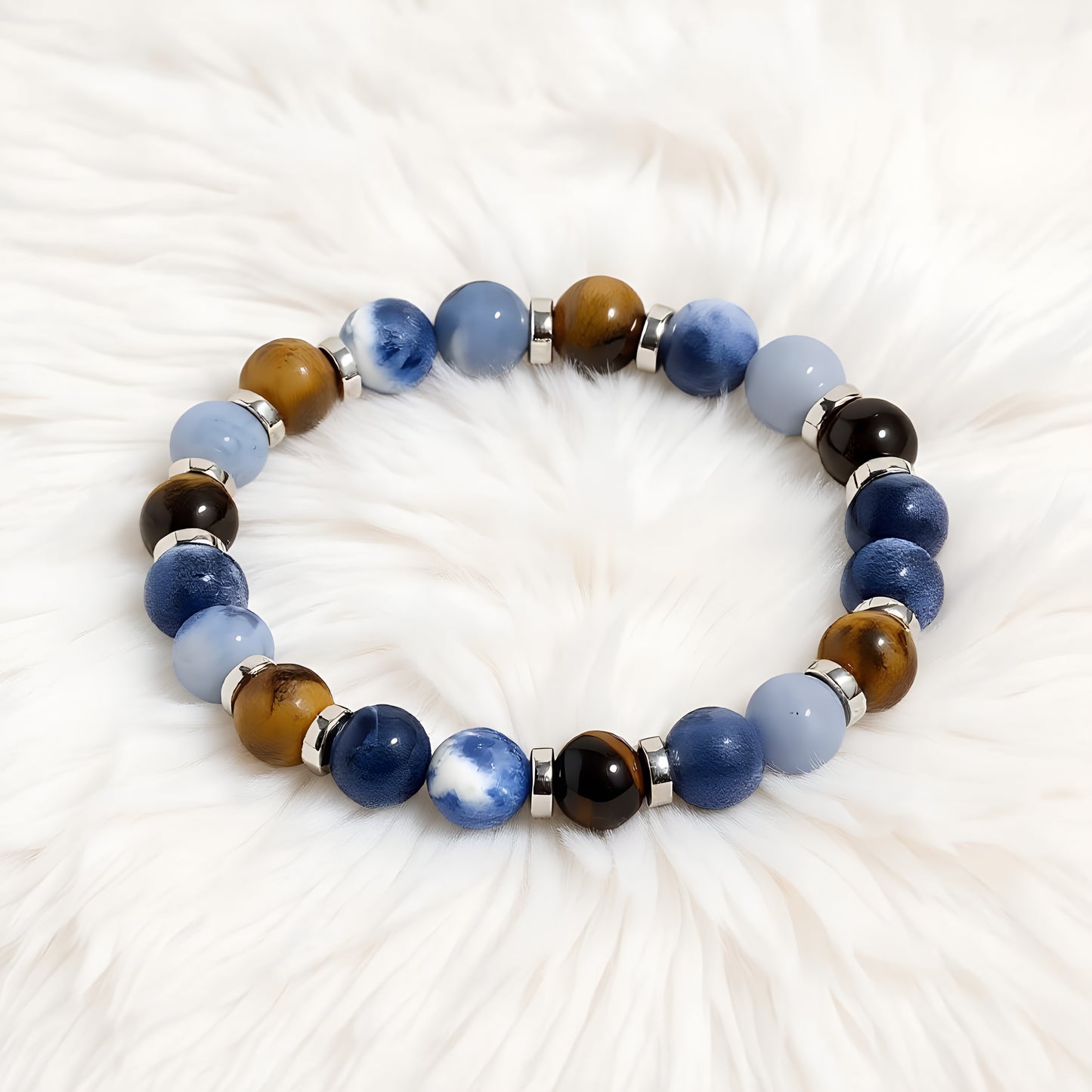Sodalite & Tiger's Eye 'Uplift' Bracelet