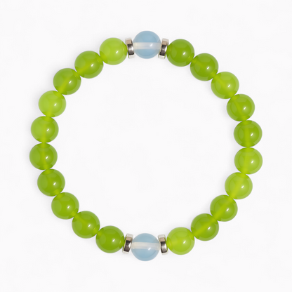 Green Chalcedony & Opalite 'Fresh Start' Bracelet