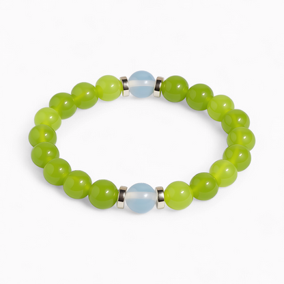 Green Chalcedony & Opalite 'Fresh Start' Bracelet
