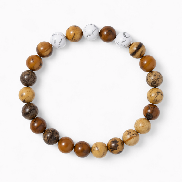 Picture Jasper & Howlite 'Serenity Flow' Bracelet
