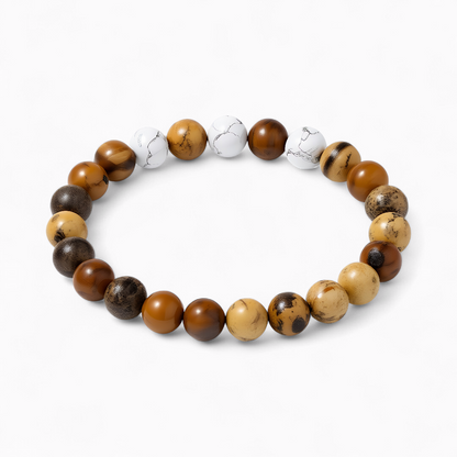 Picture Jasper & Howlite 'Serenity Flow' Bracelet