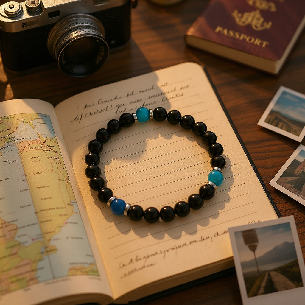 Obsidian & Blue Tiger's Eye 'Vigilance' Bracelet