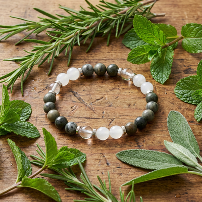 Yooperlite & Clear Quartz 'Awaken' Bracelet