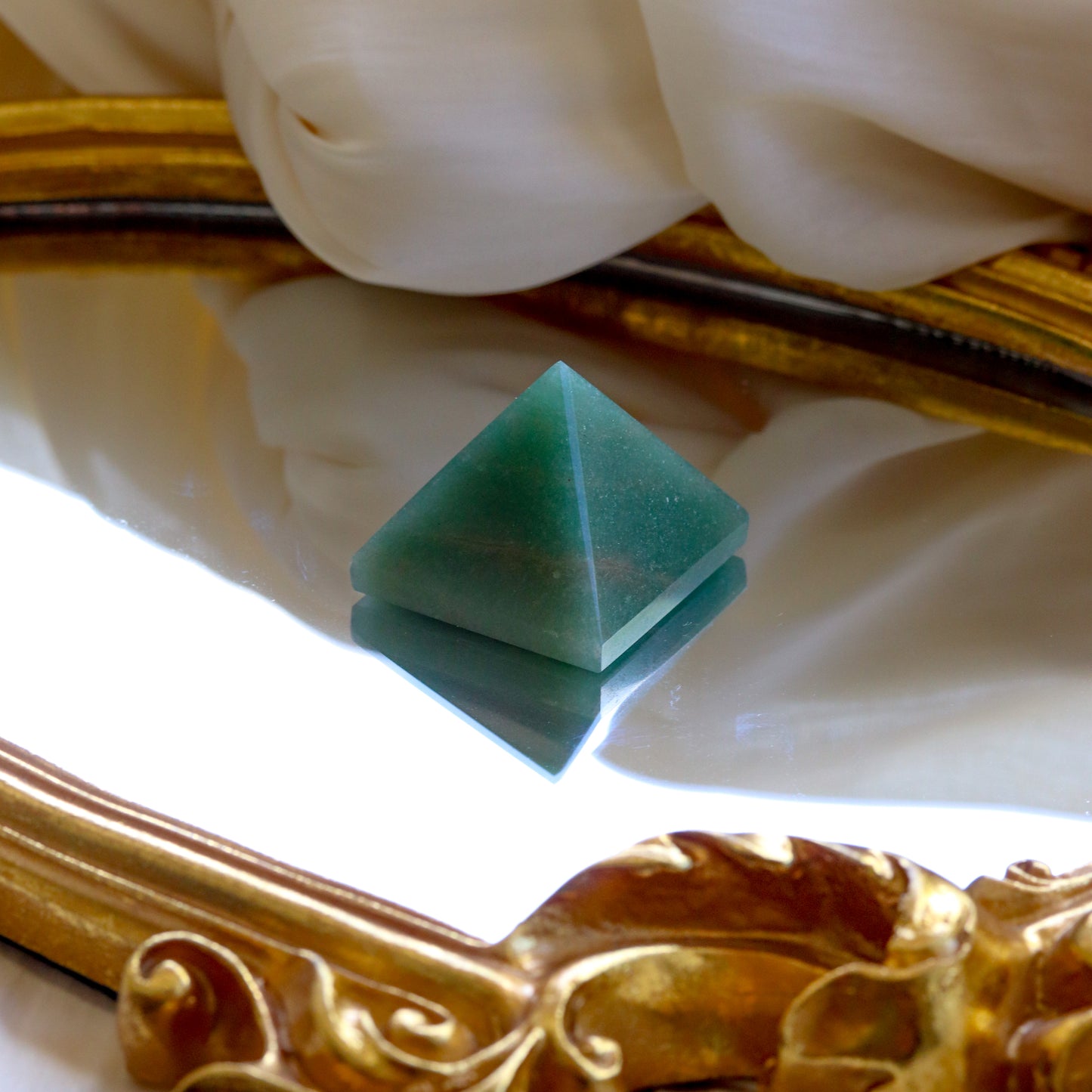 Green Aventurine Crystal Pyramid