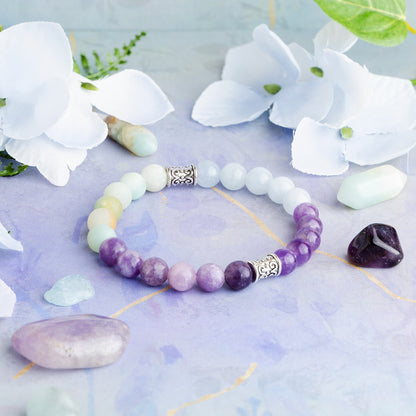Lepidolite & Amazonite 'Insight' Bracelet