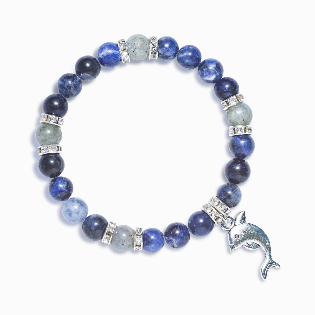 Sodalite & Labradorite 'Stillness' Bracelet