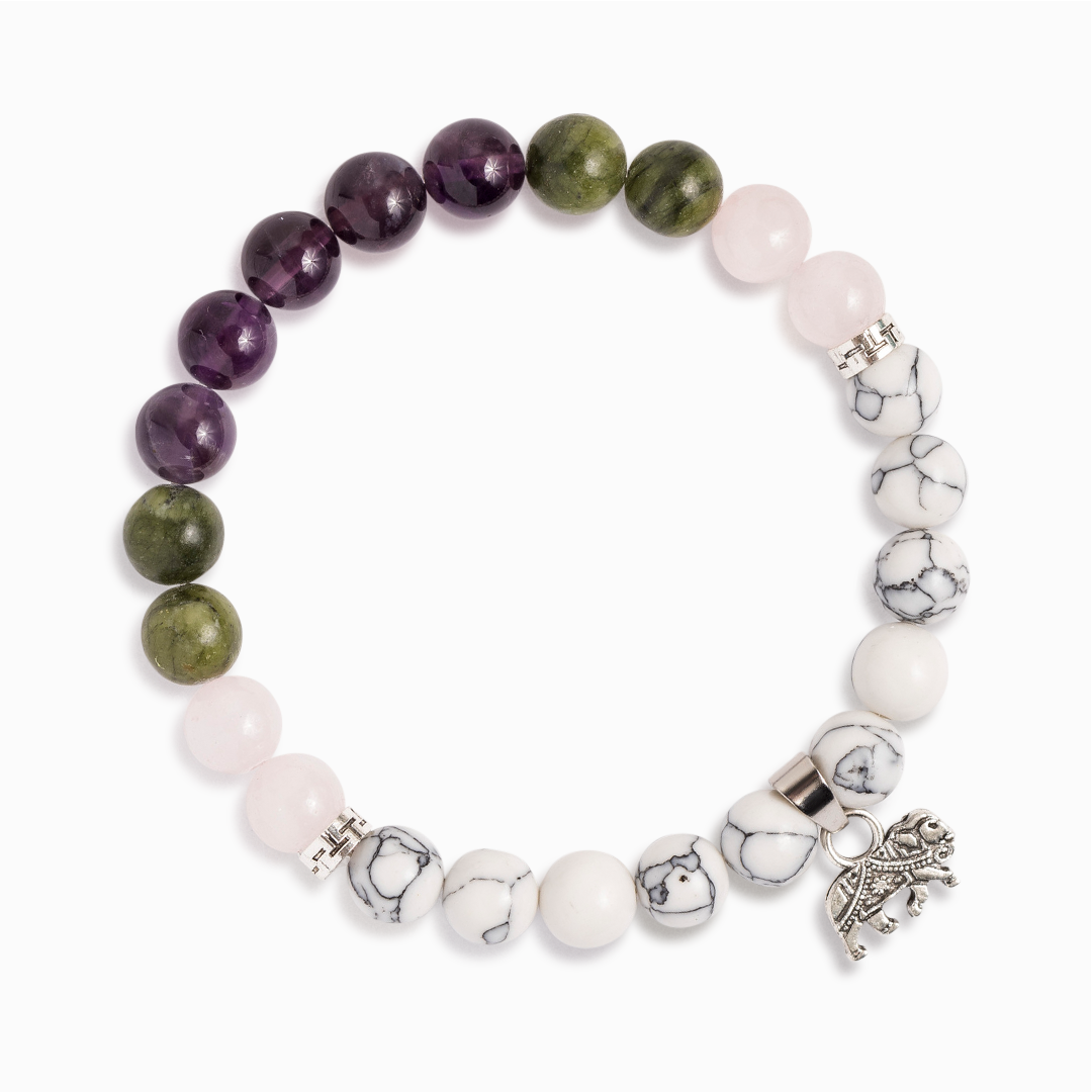 Amethyst & Jade 'Rebirth' Bracelet