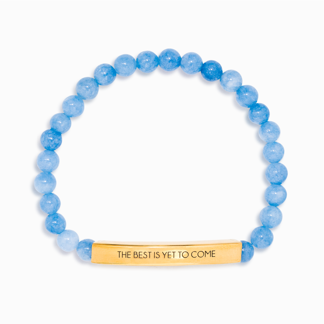 'The Best is Yet to Come' Mantra Bracelet