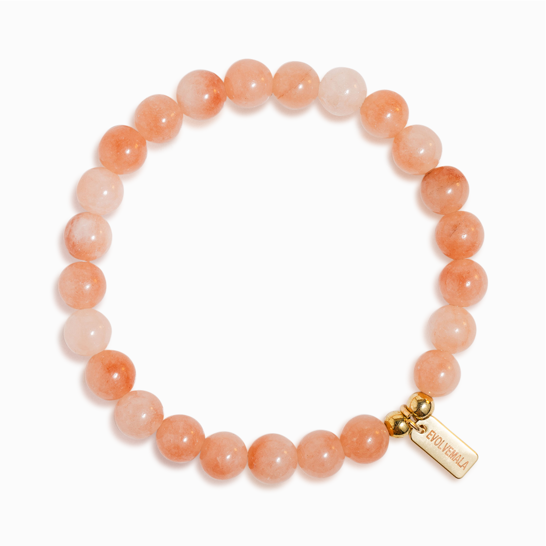 Peach Moonstone 'Soft Dawn' Bracelet