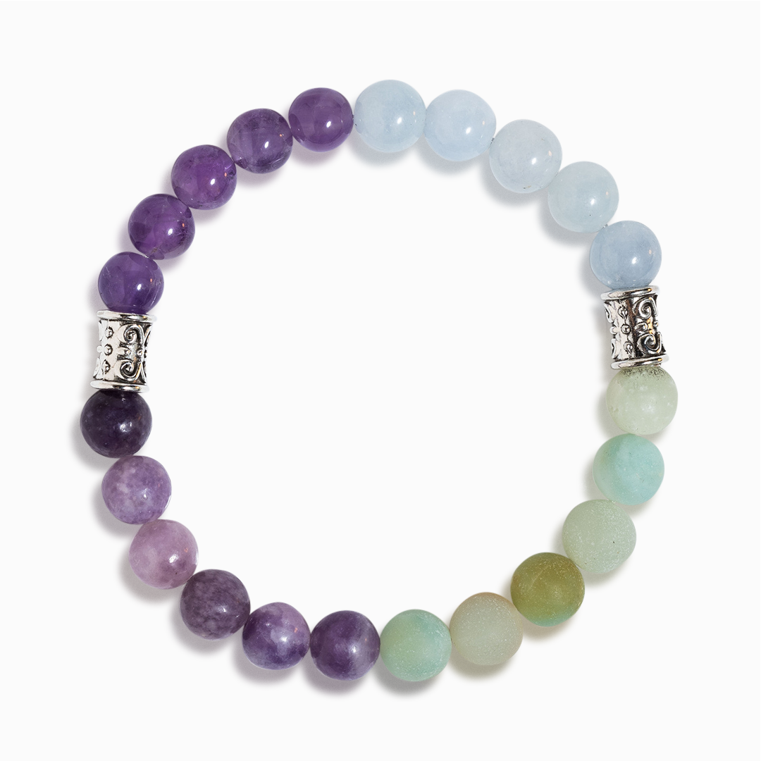 Lepidolite & Amazonite 'Insight' Bracelet