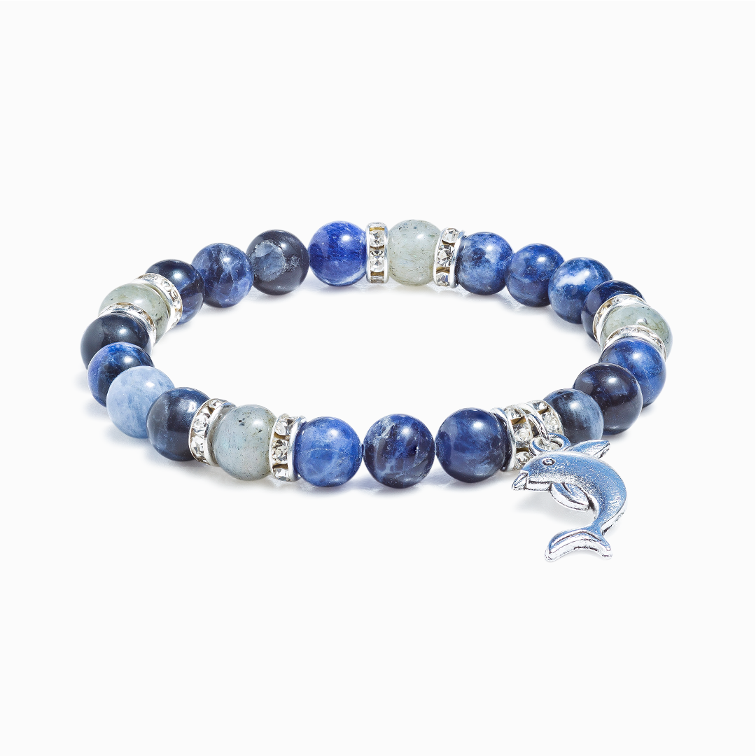 Sodalite & Labradorite 'Stillness' Bracelet