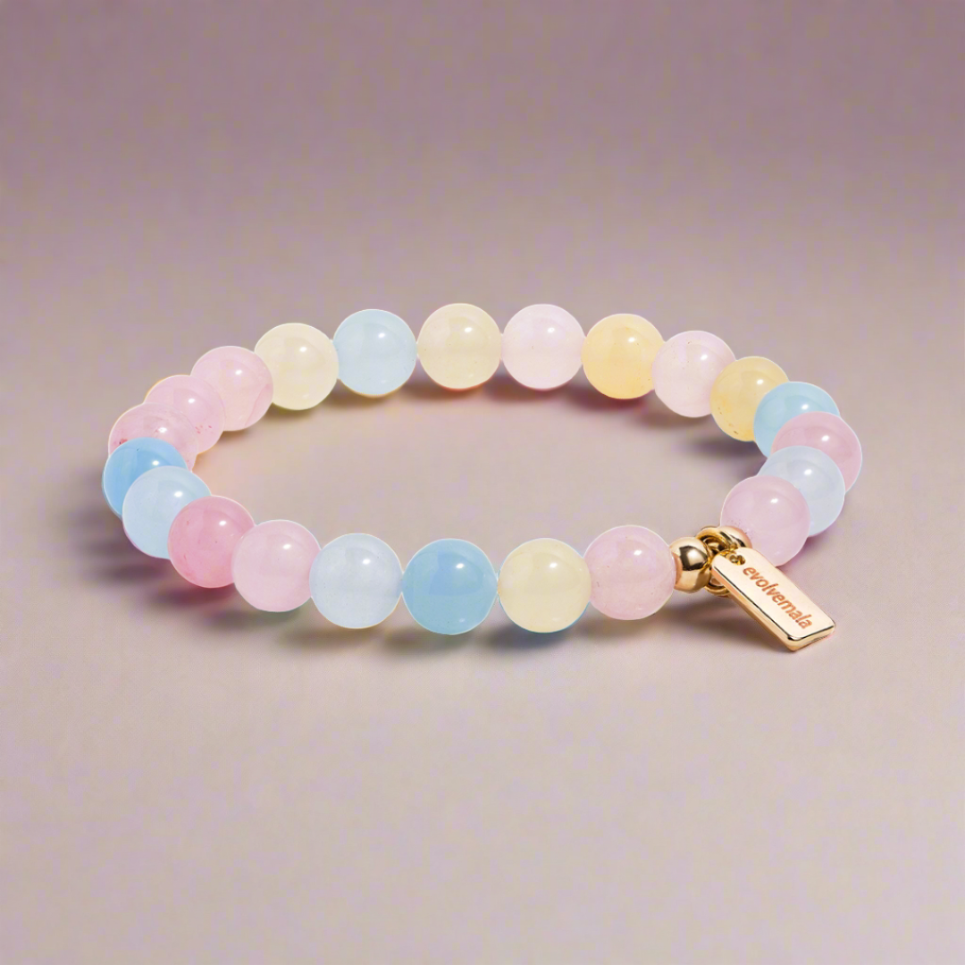 Rainbow Morganite 'Joy' Bracelet