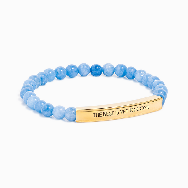 'The Best is Yet to Come' Mantra Bracelet