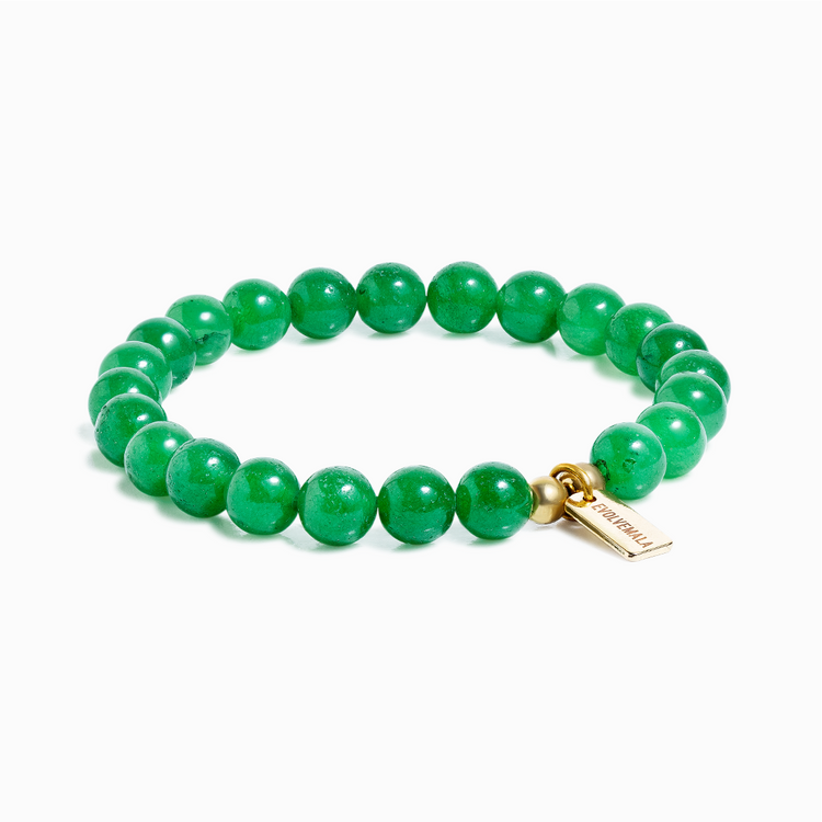 Green Aventurine 'Good Luck Charm' Bracelet Evolve Mala