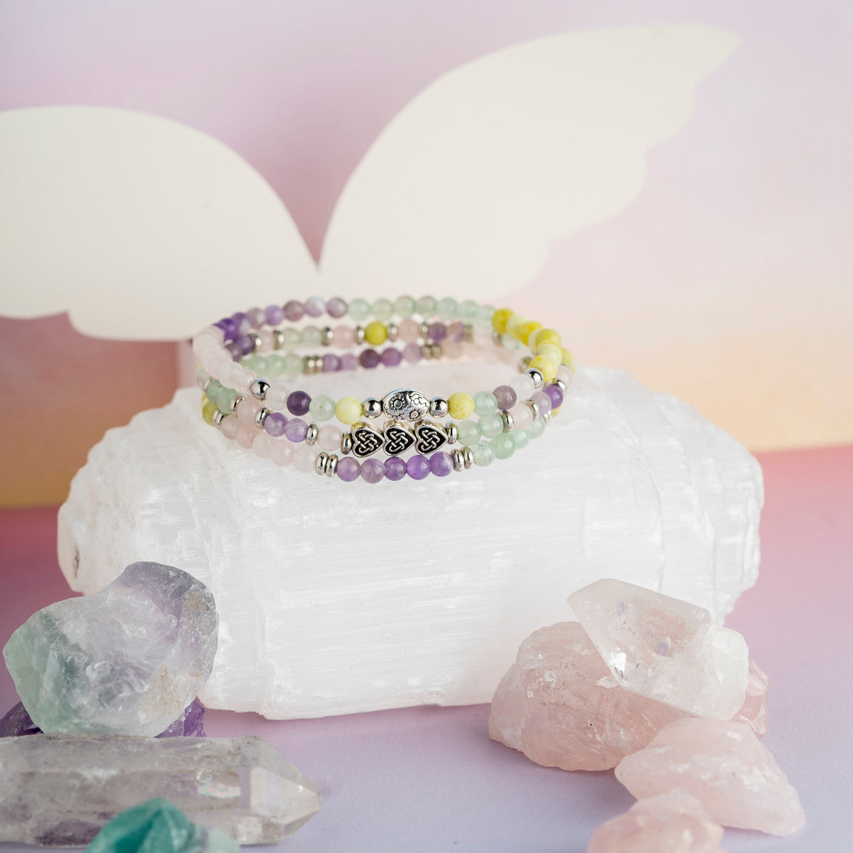 'Sweet Angel' Mini Gemstone Stack