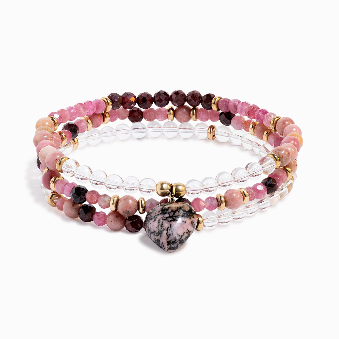 'Pure Love' Mini Gemstone Stack