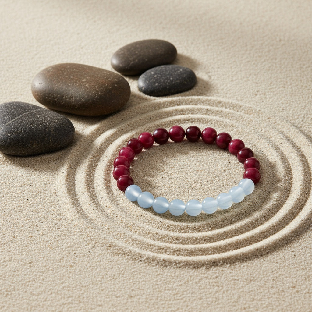 Pink Tiger's Eye & Opalite 'Optimism' Bracelet