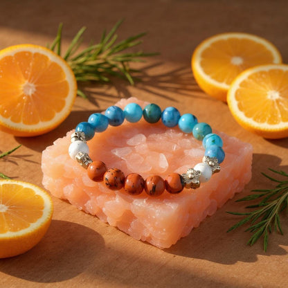 Apatite & Red Jasper 'Dynamic Balance' Bracelet