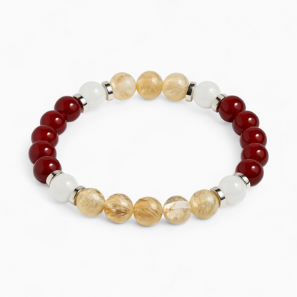 Red Agate & Citrine 'Energize' Bracelet