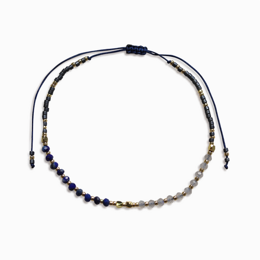Lapis Lazuli & Labradorite 'Purpose' Bracelet